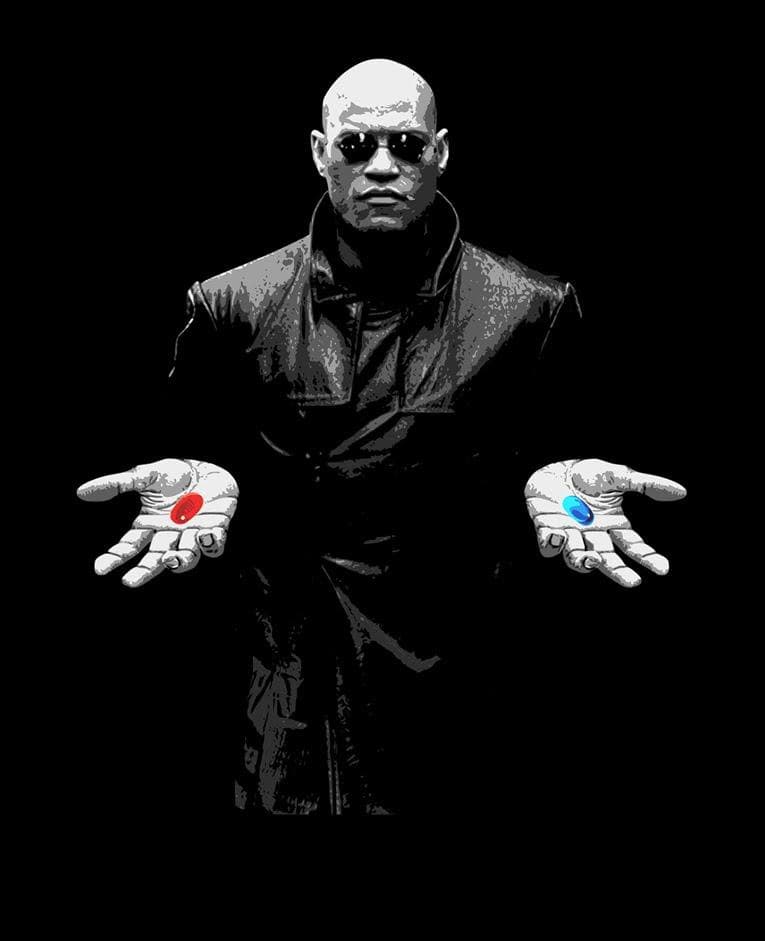 Red or blue?