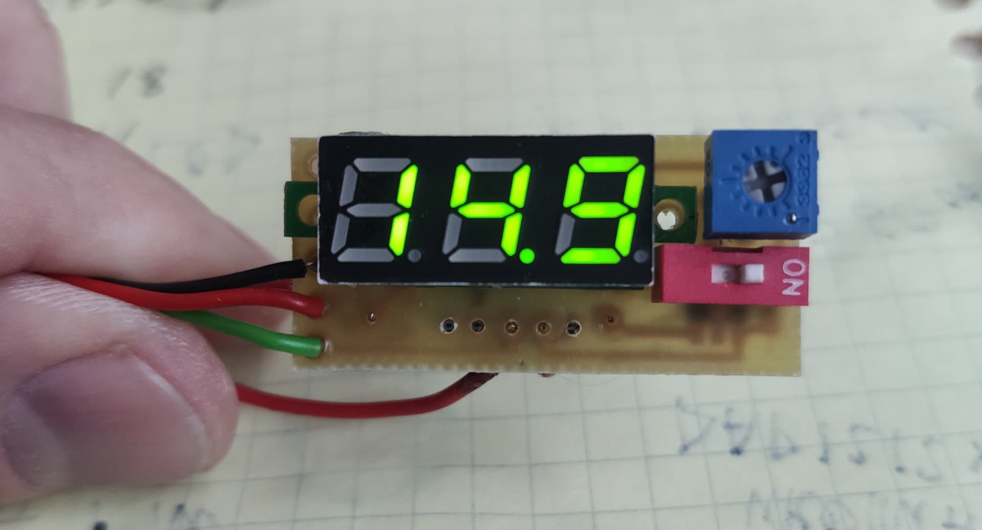 Adjustable voltage-add device prototype